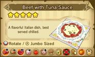 Beef with Tuna Sauce