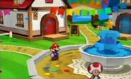 Mario in Toad Town.