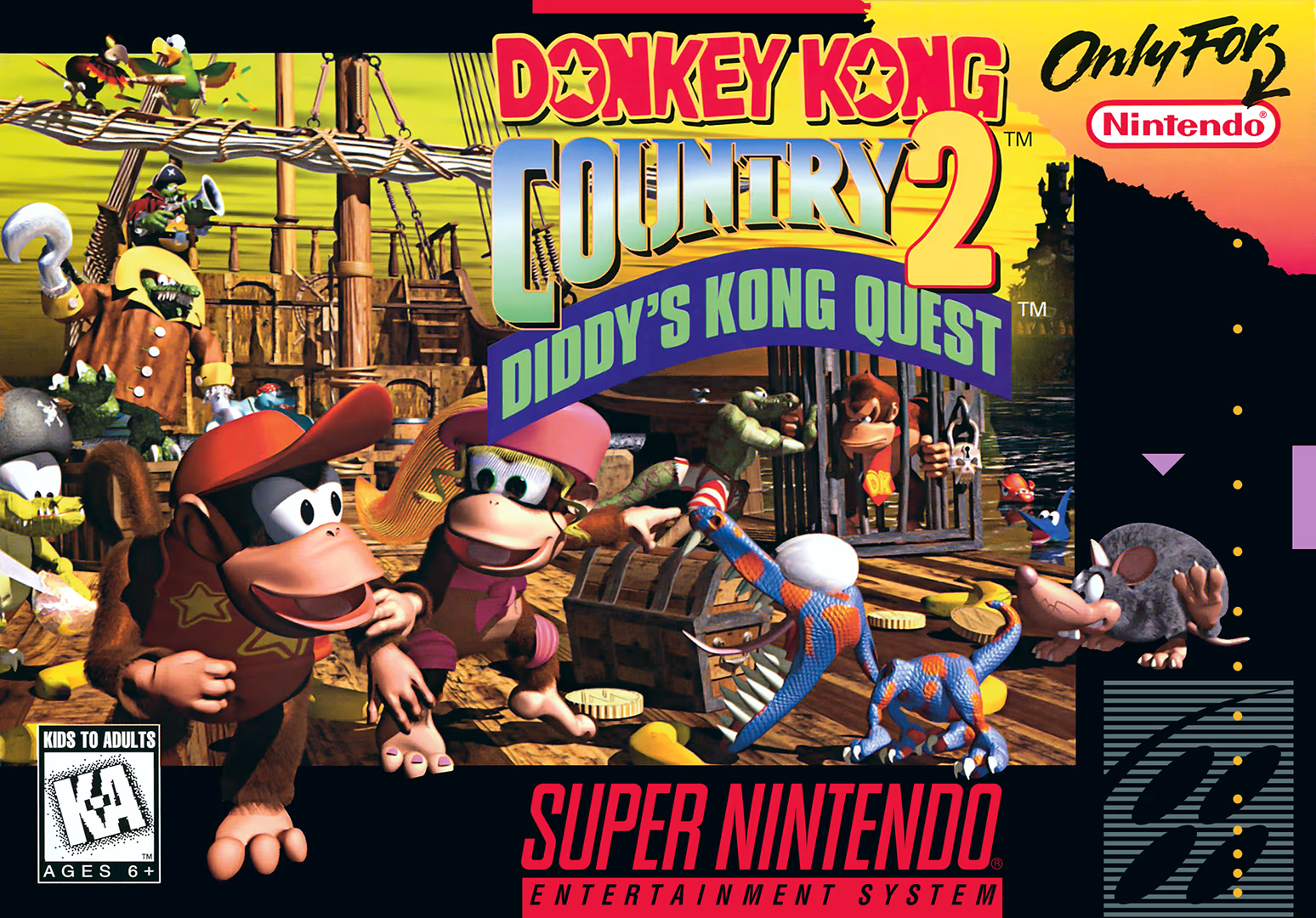 Pirate Panic (Donkey Kong Country 2: Diddy's Kong Quest) - Super Mario Wiki,  the Mario encyclopedia