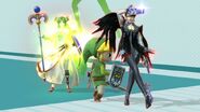 Bayonetta along with Toon Link and Palutena.