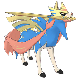 Zacian 02 Super Star Legendary Mezastar Tag Pokemon Nintendo T-ARTS and MARV