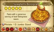 Spaghetti Bolognese (Jumbo).