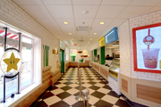 Power Up Cafe interior