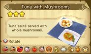 Tuna with Mushrooms