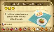 Baked Potato with Bread