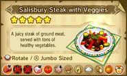 Salisbury Steak with Veggies.