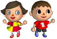 Segundo diseño de los aldeanos, utilizado en Animal Crossing: Wild World y Animal Crossing: Let's Go To The City