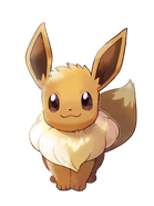 Pokémon Let's Go, Pikachu! and Let's Go, Eevee! - Character Artwork - Eevee 02