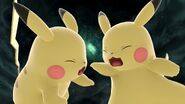 Masahiro Sakurai's Twitter post of Pikachu and Pikachutwo