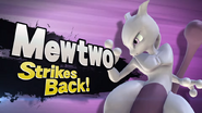Mewtwo's splash art referencing Pokémon the First Movie: Mewtwo Strikes Back