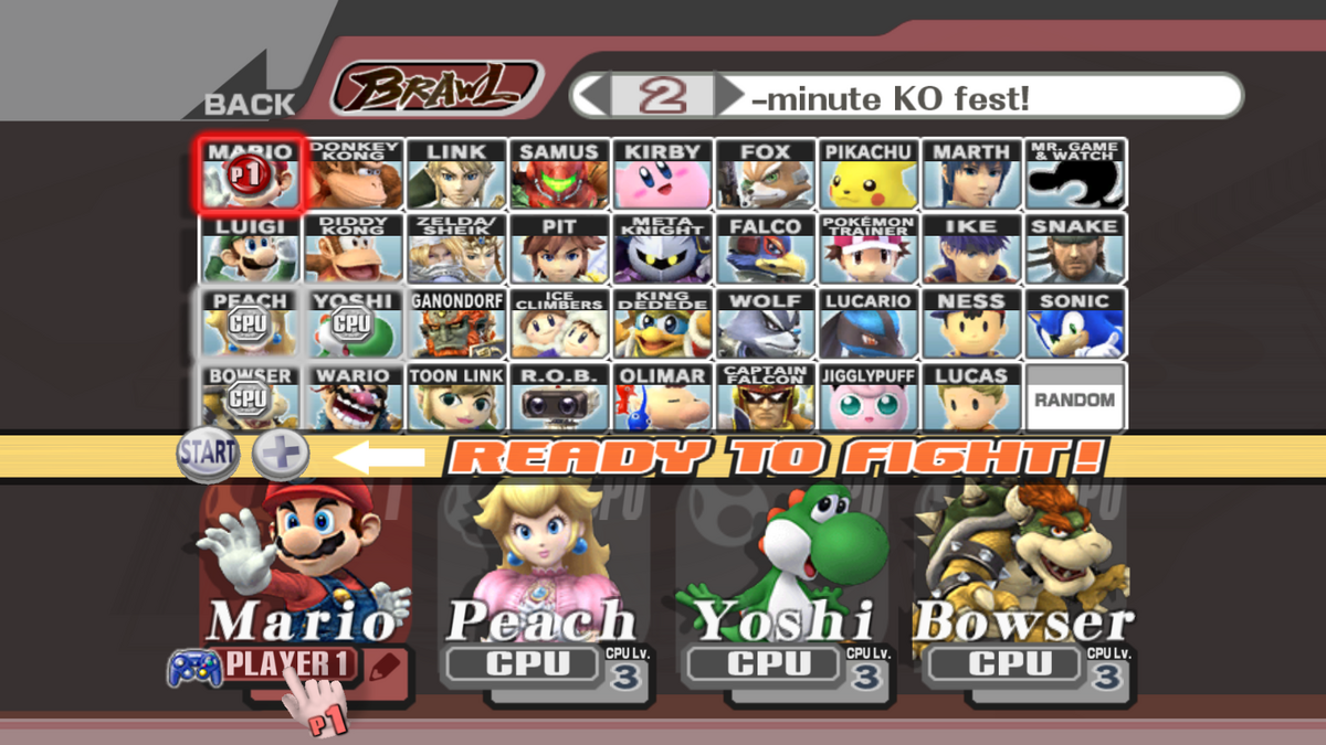 List of Super Smash Bros. Brawl characters Nintendo Fandom
