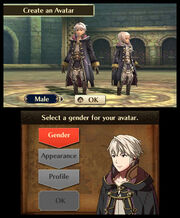 Fire Emblem Awakening (Screenshot - Avatar Creation)