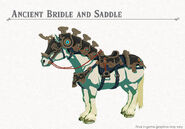 Ancient Bridle and Saddle.