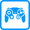Icono de control de GameCube azul.png