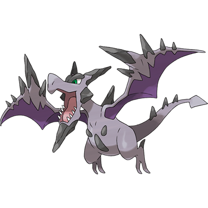 aerodactyl and mega aerodactyl (pokemon) drawn by ho4