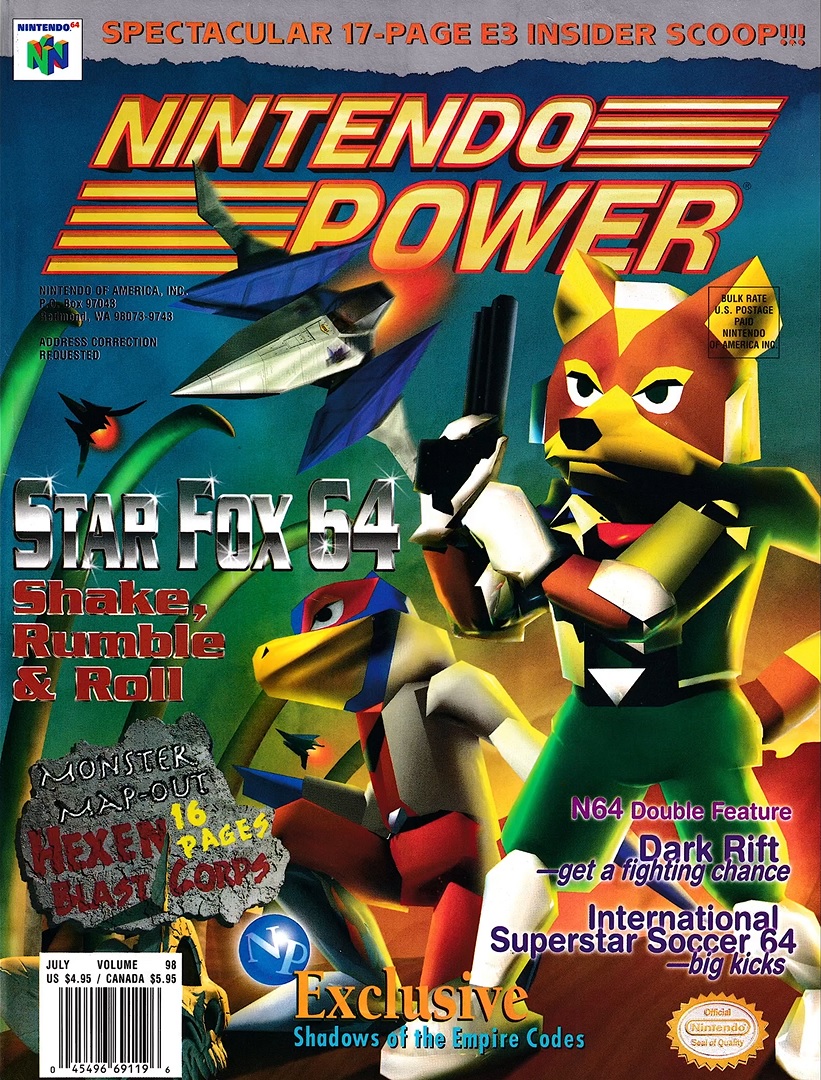  Nintendo Power Magazine - Star Fox (Volume 47): 0045496690472:  Video Games