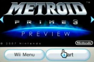 Metroid Prime 3 Preview Channel