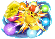 Cap Pikachu using its Z-Move