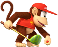 Diddy Kong- Mario Golf World Tour