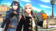 Female Robin and Lucina in Super Smash Bros. for Nintendo 3DS and Wii U