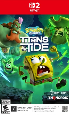 Spongebob Titans of the Tide Switch 2 Cover