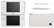 A natural white DSi XL.