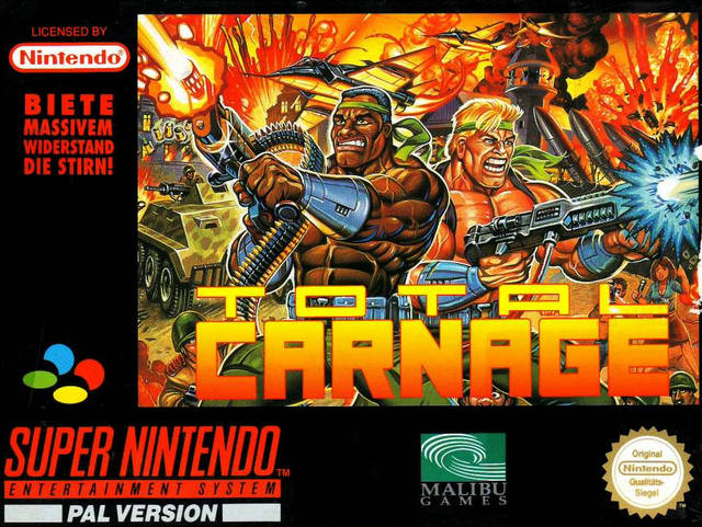  Total Carnage - Nintendo Super NES (Renewed) : Video Games
