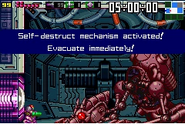 The Ridley Robot sets the Mother Ship to self-destruct.
