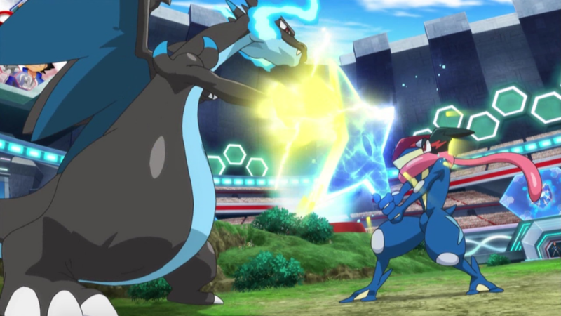 Bro how would you compare 'Ash-Greninja VS Mega Charizard X' with