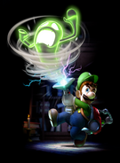 LMDM Luigi sucking ghost