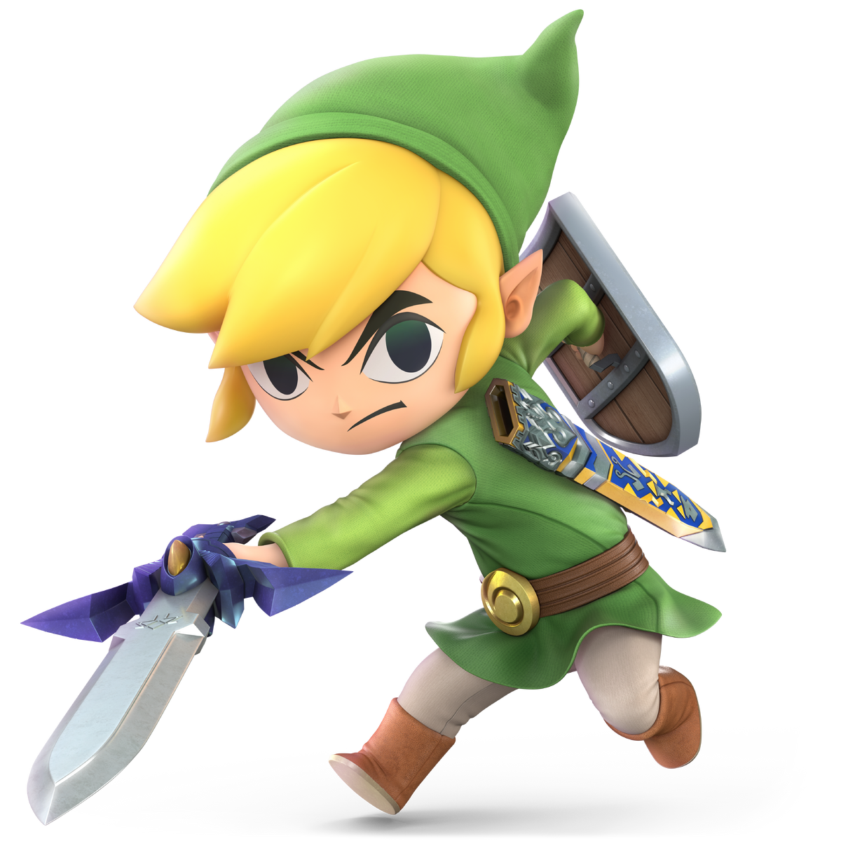 Toon Link Amiibo Super Smash Bros Series Wind Waker Legend of Zelda  Nintendo Switch 