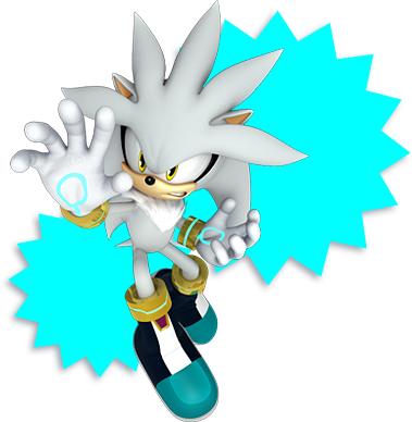 Sonic the Hedgehog Characters on Blue-AXX-74449-4 BLUE