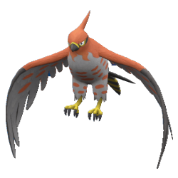 662 Fletchinder  Bird pokemon, Pokemon, Flying type pokemon