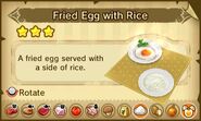 Fried Egg with Rice.