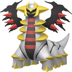 Shiny Giratina artwork.