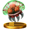 The Metroid trophy in the Wii U version.