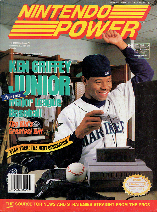 Ken+Griffey+Jr.+Presents+Major+League+Baseball+%28Super+Nintendo+Entertainment+System%2C+1994%29  for sale online