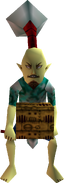 An enraged Guru-Guru from Ocarina of Time.