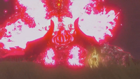 Zelda defeats Calamity Ganon.