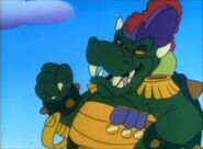 Bowser as Captain Koopa