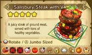 Salisbury Steak with Veggies (Jumbo)