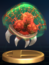 The Metroid trophy in Brawl.