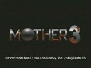 Title screen. It was known as Mother 3 in Japan.