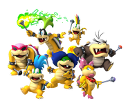 The seven Koopalings.