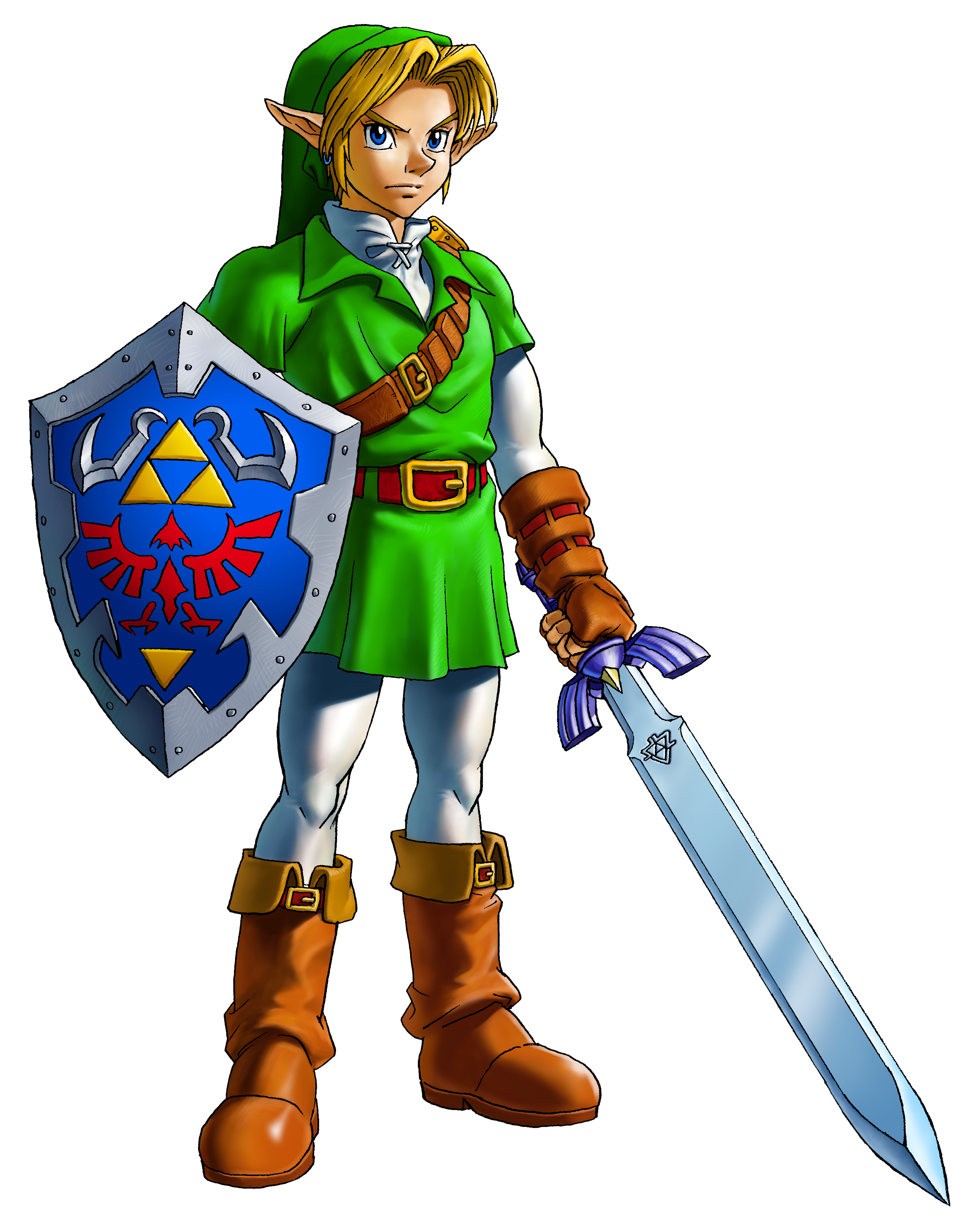 Nintendo 64 - The Legend of Zelda: Ocarina of Time - Link (Adult, Low Poly)  - The Models Resource