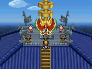 Ho-Oh at the Bell Tower in Pokémon HeartGold and SoulSilver