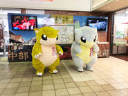 Sandshrew and Alolan Sandshrew as Pokémon ambassadors for Tottori Prefecture