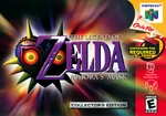 Zelda Majora's Mask box art NSO