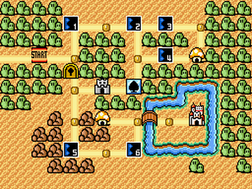 mario 3 world map