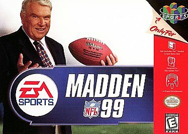 Madden NFL 99 - Nintendo 64 Videogame - Editorial use only Stock